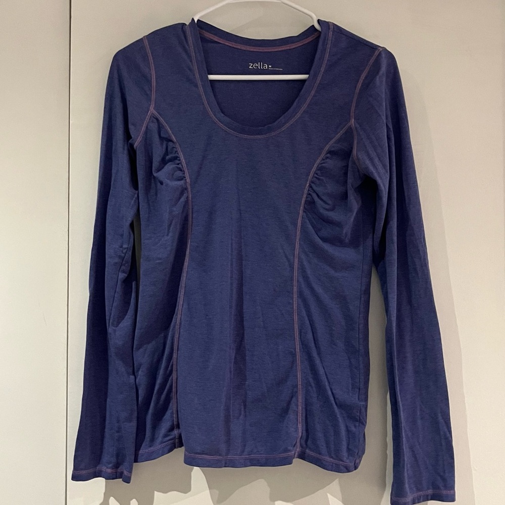 Zella Women's Purple Long Sleeve Tee
